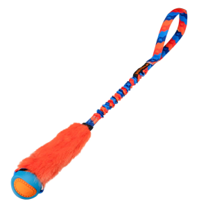 Gioco con palla e pelo sintetico Fauxtastic PowerBall Bungee – tug-e-nuff