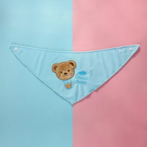 asciugamano saliva per bambini - blu