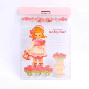 Clip per schedario in acrilico Egg Roll Sister Rose Manor
